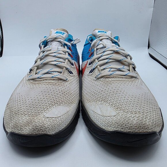 Nike Metcon 4 Mens Size 10.5 White Blue Athletic Training Shoes Gym Casual Walk main image 13